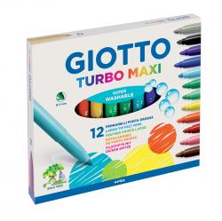 Μαρκαδόροι Giotto Turbo Maxi 12τεμ