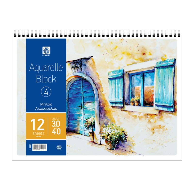 Μπλοκ Ακουαρέλας Special No4 30x40